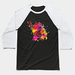 Musical Note Painting Baseball T-Shirt